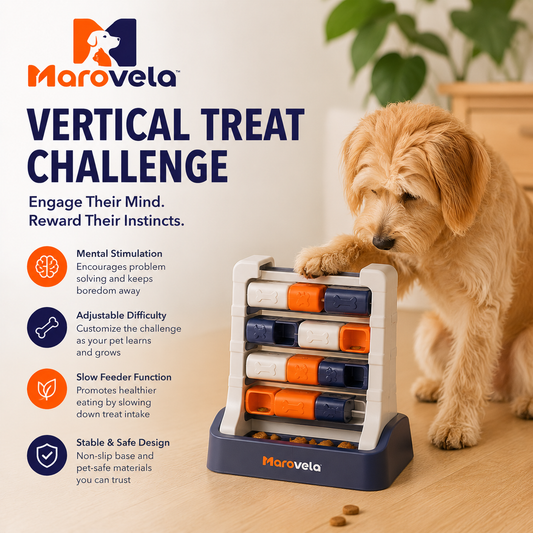 Marovela™ ElevaFeast Interactive Puzzle Tower